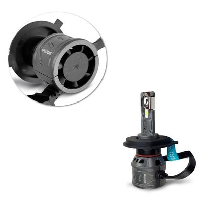 Kit Lâmpadas Ultraled S17 NANO H4 6000K 12V 55W 10000 Lumens