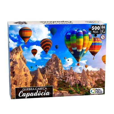 Quebra-Cabeça - 500 peças - Capadócia - Pais e Filhos