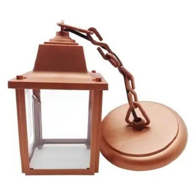 Luminária Pendente para Teto Vintage Cobre Dital Área Externa e Interna 37cm Bivolt