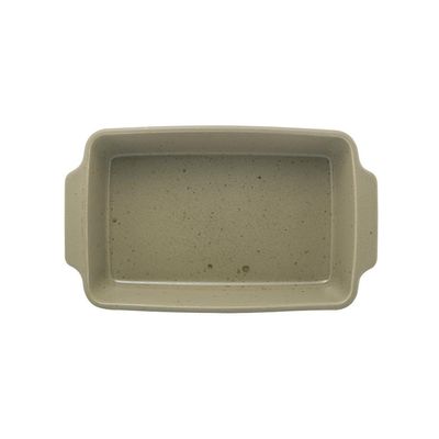 Refratário em cerâmica Wolff Mist 29x17x7cm verde matte