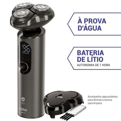 Barbeador Elétrico Philco À Prova D'Água Bivolt