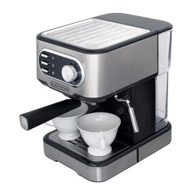 Cafeteira Espresso CE1100G Gourmand Gris 1100W Multifunções 1,5L Inox Black+Decker Inox / 220V