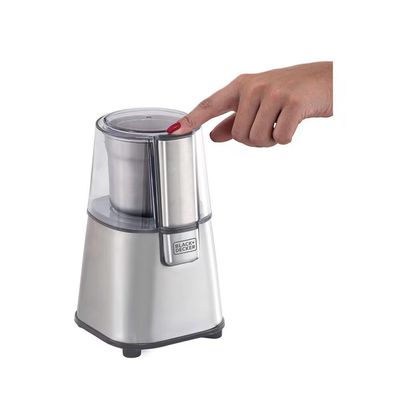 Moedor de Grãos MG200 Gourmand Gris 220W Black+Decker Inox