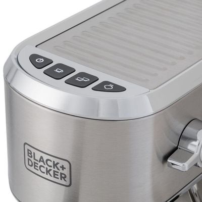 Cafeiteira Espresso CEA1200G Gourmand Gris 1200W Multifunções Inox Black+Decker Inox / 110V