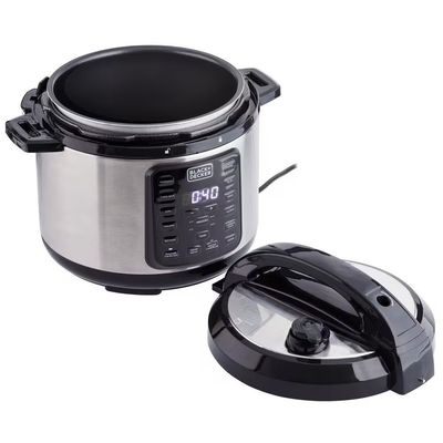 Panela de Pressão Elétrica PP900G Gourmand Gris 5L 900W Black + Decker Inox / 110V