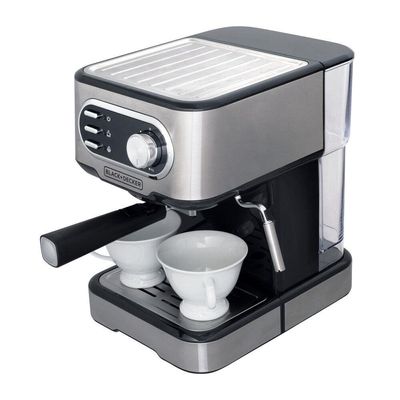 Cafeteira Espresso CE1100G Gourmand Gris 1100W Multifunções 1,5L Inox Black+Decker Inox / 110V