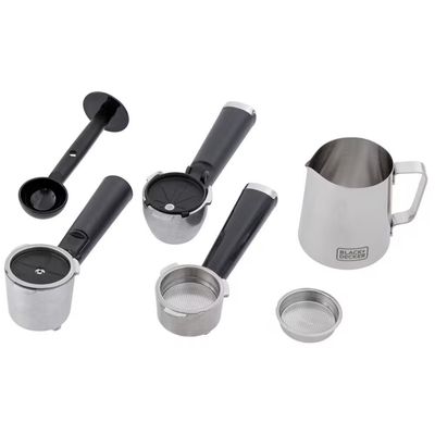 Cafeteira Expresso Black+Decker CEA1200G Gourmand Gris 1200W Multifunções Inox / 220V
