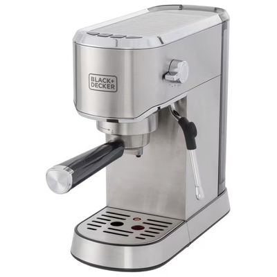 Cafeteira Expresso Black+Decker CEA1200G Gourmand Gris 1200W Multifunções Inox