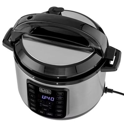 Panela de Pressão Elétrica Black + Decker PP900G Gourmand Gris 5L 900W Inox / 110V