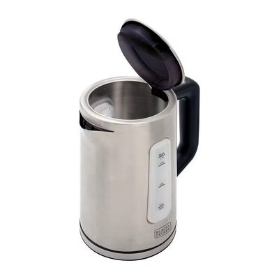 Chaleira Elétrica KEPG Gourmand Gris 1,7L Seletor de Temperatura LED Black+Decker Inox / 220V