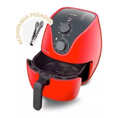 Fritadeira Air Fryers Multilaser 1500w 4litros CE084 220V Vermelho