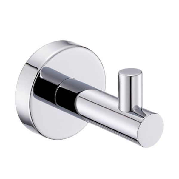 CABIDEIRO DROP SIMPLES DE PAREDE EM AÇO INOX CROMADO DPACE4510