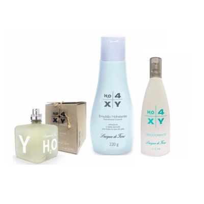 Kit colônia + Hidratante + desodorante H2O Lacqua Di Fiori