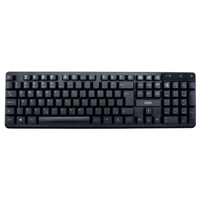 Kit Teclado e Mouse Oex sem Fio Preto