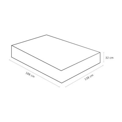 Colchão Freedom Casal (138X188X32) Pillow Top + Ortobom