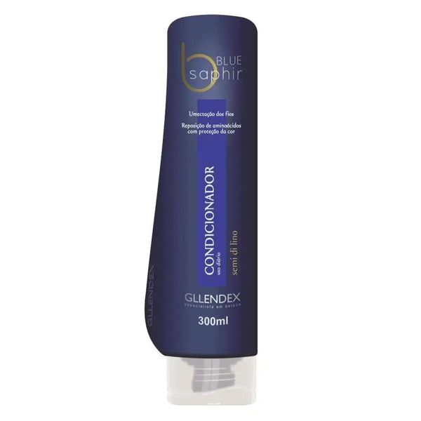 Condicionador Blue Saphir Semi Di Lino Gllendex 300ML