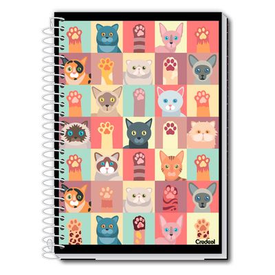 Caderno Universitário Feminino My Collection 280F/20 Matérias Credeal