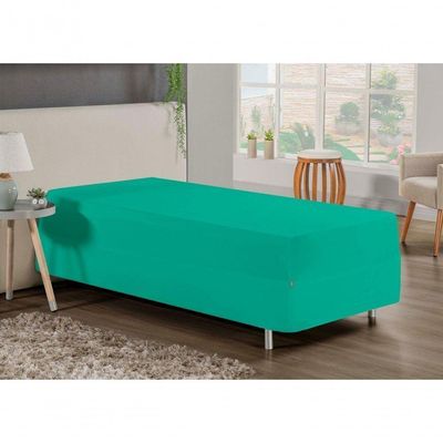 Jogo De Cama Solteiro Nobre 2 Peças Luva De Box 55cm De Altura Malha 100% Algodão - Jade
