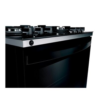 Fogão a Gás de Piso 5 Bocas Brastemp Mesa de Vidro - BFS5VCE Preto / Bivolt