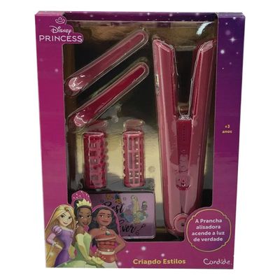 Conjunto De Beleza Criando Estilos Princesas Disney Com Luz - Candide 54113