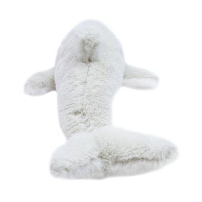 Pelúcia Golfinho Cinza e Branco 31cm
