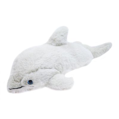 Pelúcia Golfinho Cinza e Branco 31cm
