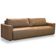 Sofá Cama Retrátil 4 Lugares Para Sala 290cm Tâmisa L06 Couríssimo Marrom Castanho - Lyam Decor