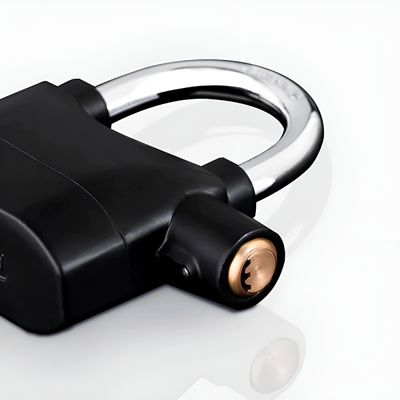 Cadeado Trava Alarme Sonoro Anti Furto Sensor Sonoro - Segurança Extra para Bicicletas, Motos e Residências