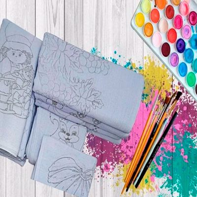 Pano De Prato Lomaer Sacaria Estampado Tradicional 12 Unidades Branco