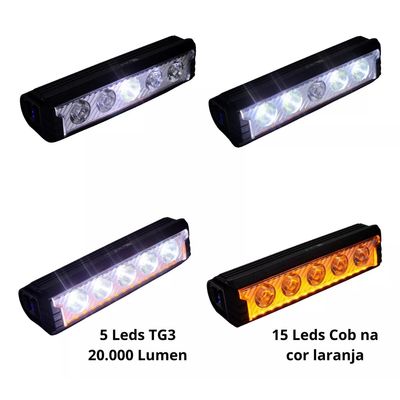 Farol Bike 5 Leds com 20.000 Lumen forte 10.000mAh Bicicleta