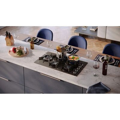 Cooktop 5 Bocas a Gás Electrolux Mesa Vidro Expert ChamaPrecisa e Grade Ferro Fundido (KE5GW) - Bivolt