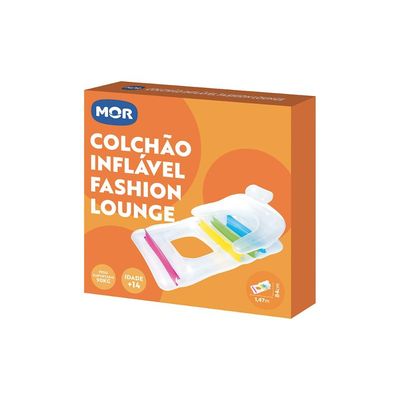 Colchão Boia Piscina Inflável Fashion Lounge Mor