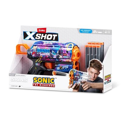 Lançador de Dardos X-Shot - Skins Flux Sonic - Super Speed