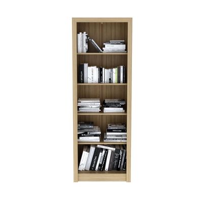 Armário Multiuso 60x171,5cm com 2 Portas e 4 Prateleiras AM3113 Amêndoa