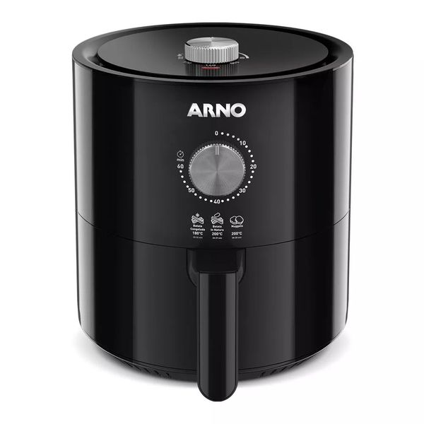 Fritadeira Elétrica Air Fryer Arno Airfry Ultra UFRP 4,2L Preta - 220V