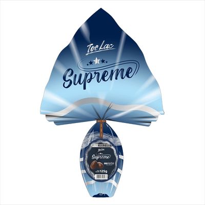 Ovo de Páscoa Toc Lac Chocolate ao Leite Supreme 125g