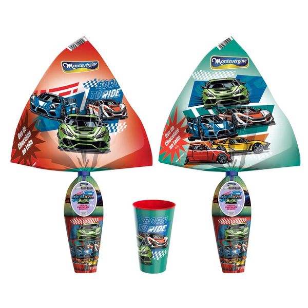 Ovo de Pascoa Carros ao Leite Montevergine 80g