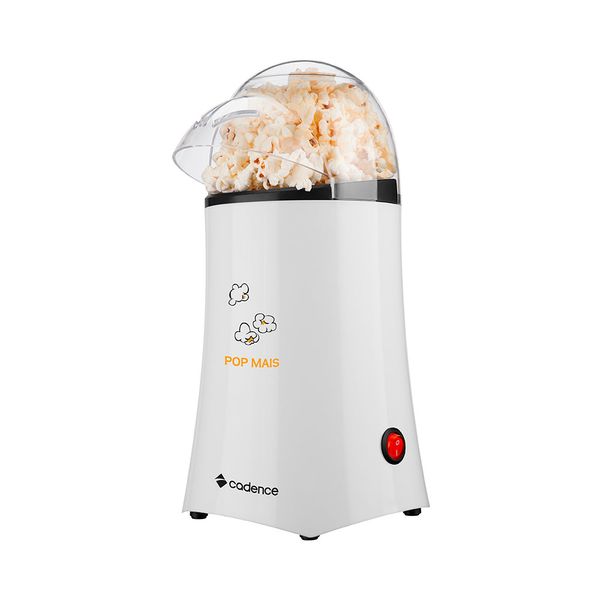 Pipoqueira Elétrica Cadence Pop Mais POP210 Branca - 110V