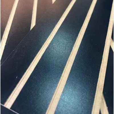 Painel Ripado Parede Versátil Kit 50 Placas Mdf 45 X 11 Cm Preto