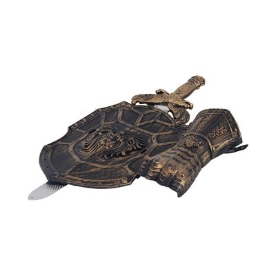 Kit Medieval Le com Espada Escudo e Garra
