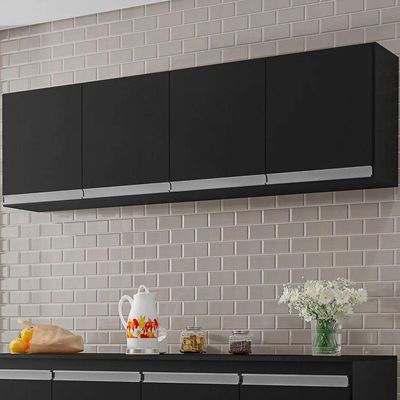 Armario Aéreo Geladeira 150cm Andréia 2 Portas Ajl Móveis