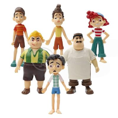 Conjunto Cartela Menino Luca E Seus Amigos 6 Personagens