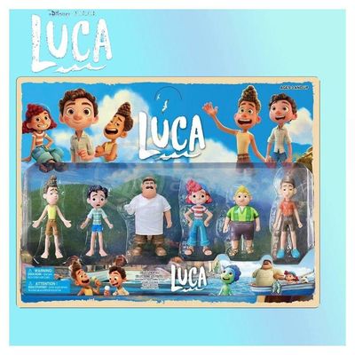 Conjunto Cartela Menino Luca E Seus Amigos 6 Personagens