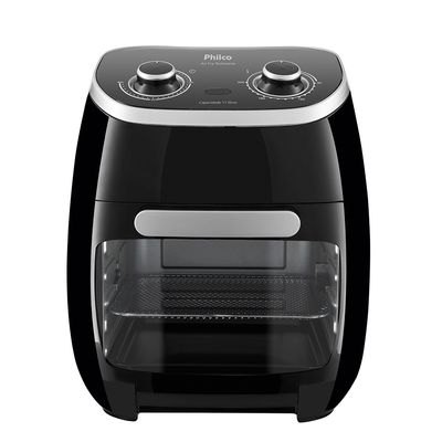 Fritadeira Elétrica 2 em 1 Philco Oven Air Fryer e Forno PFR2000P 11L Preta - 127V