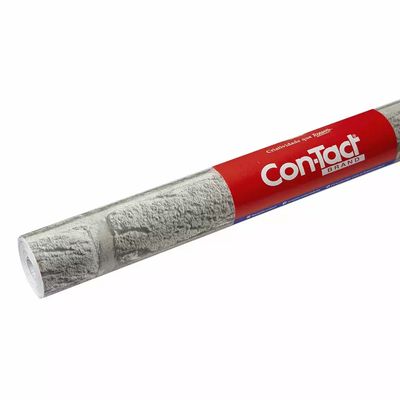 Plástico Adesivo Contact Decorado Tijolos Brancos 45cmx2m