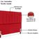 Cabeceira Casal 140 Cm Com Frame Carla Suede Vermelho Artte Vermelho