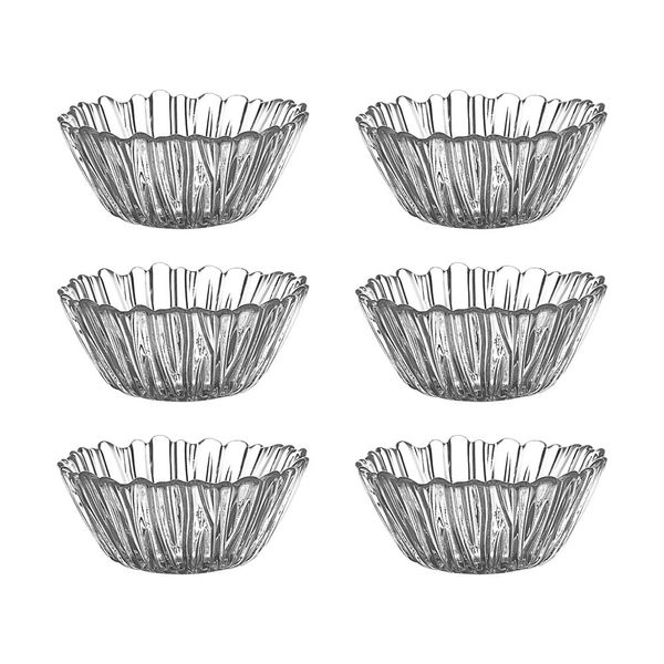 Conjunto de Bowls de Vidro Pasabahce Aurora 6 Peças Conjunto de Bowls de Vidro Pasabahce Aurora 6 Peças