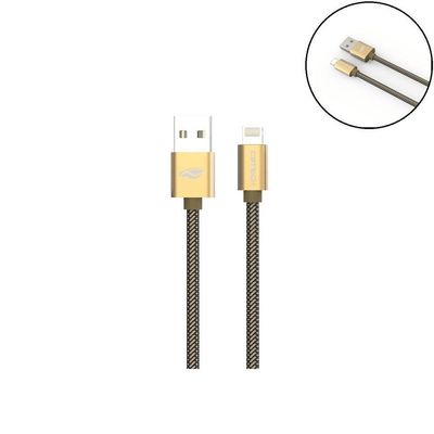Cabo Usb-lightning C3tech Cb-210gd 2,0a 2m