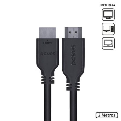 Cabo Displayport Macho P- Hdmi 2.0 2m