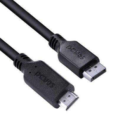 Cabo Displayport Macho P- Hdmi 2.0 2m